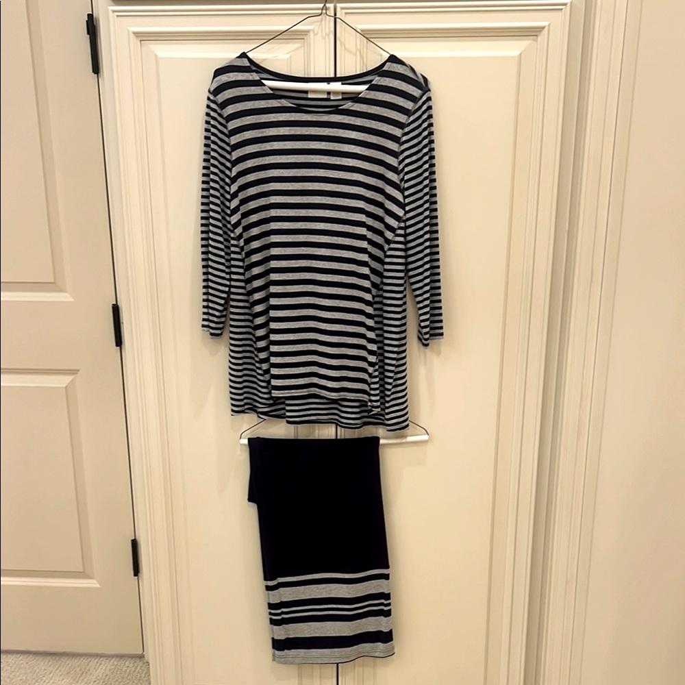 Chico's Zenergy Navy and Grey Set